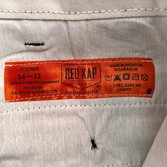 Lot of 3 Red Kap Dura-Kap Industrial Work Pants Men 34x31 Navy Blue PT20NV0 NEW - Picture 6 of 11